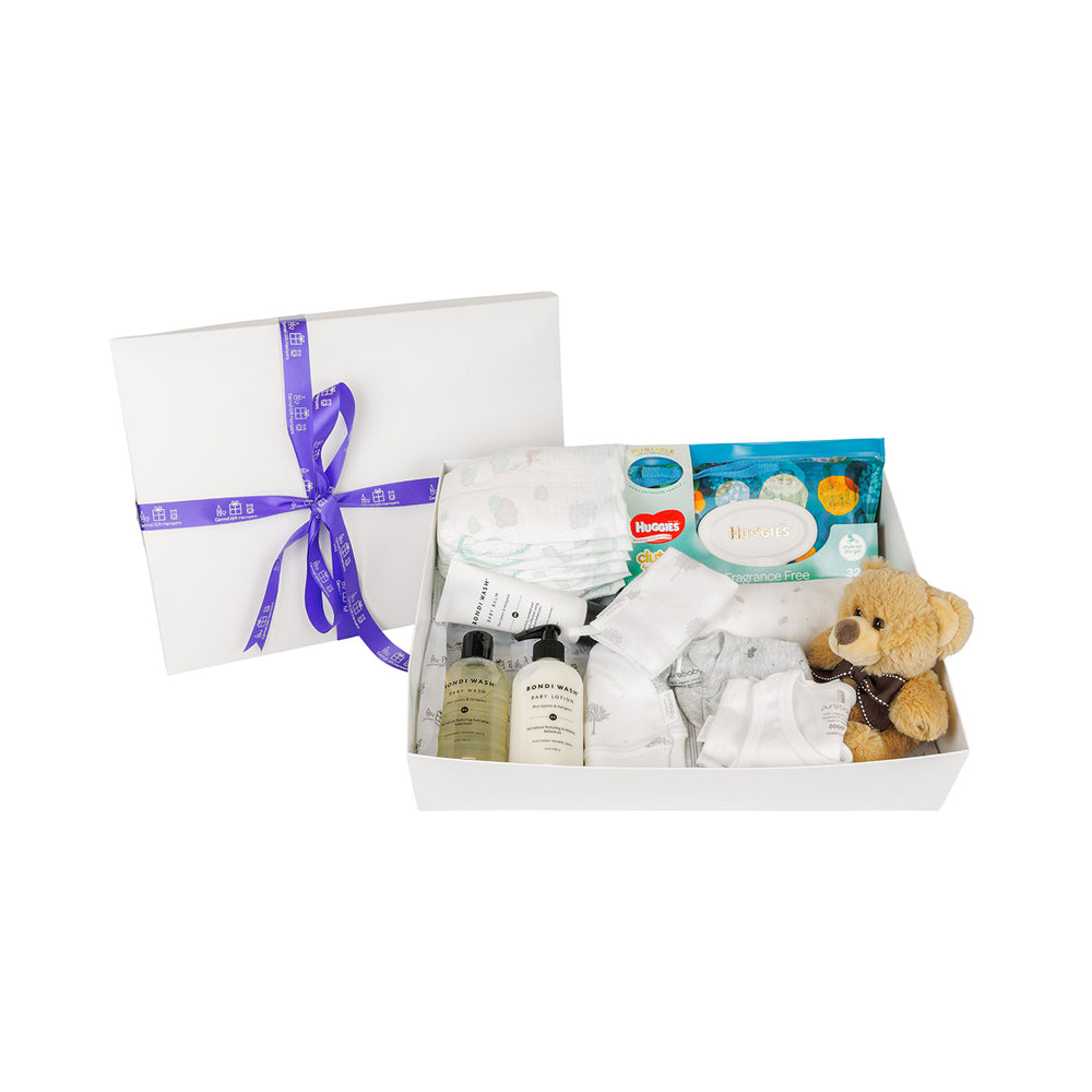 
                  
                    Newborn Essentials Hamper
                  
                